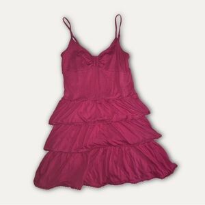 SO Vibrant Pink Textured Dress